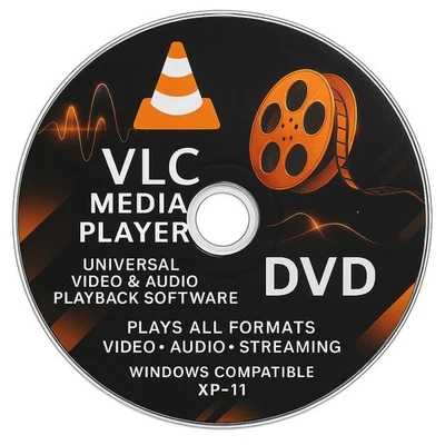 VLC Media Player CD – Universal Video & Audio Playback Software Windows  - Image 1 of 4