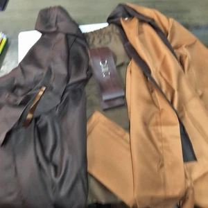 Traje de cosplay marrón bata XL para hombre. Pantalones 2 batas y cinturón - Imagen 1 de 6