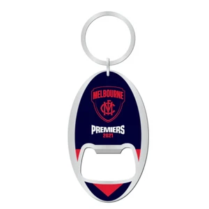 333543 MELBOURNE DEMONS 2021 AFL PREMIERS BOTTLE OPENER KEYRING KEY RING - Picture 1 of 1