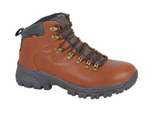 Unisex Johnscliffe kastanienbraun Leder Wanderstiefel Gummi/Phylon Sohle - Bild 1 von 1