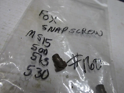 [160] Tornillo a presión zorro, modelos M515, 500, sin envío internacional Foto 1 de 2