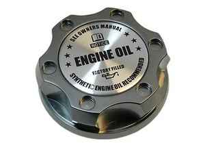 GUNMETAL SYNTHETIC BILLET RACING ENGINE OIL FILLER CAP FIAT 500 / DODGE DART SL - Bild 1 von 1