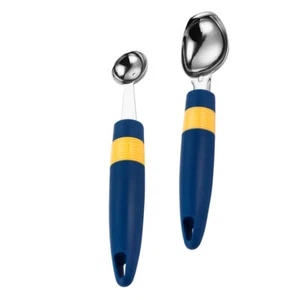 Stainless Steel Scoop Fruit Scoop Ice Cream Toppings Bar Kitchen Scoop - Picture 1 of 12