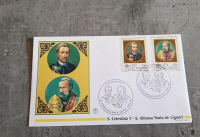 VATICAN PAPA CELESTINO V FIRST DAY COVER WITH SPECIAL CANCELLED 1996 - Image 1 of 2