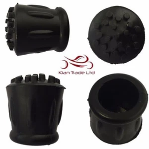 25MM (1") HEAVY DUTY RUBBER WALKING STICK FERRULES CANE PIN CRUTCH PAD CAP TIP - Picture 1 of 3