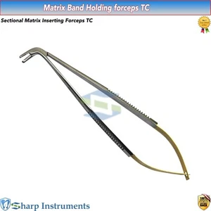Mega Grip Matrix Forceps TC 7"/18cm Castroviejo Needle Holder Dental Instruments - Picture 1 of 8