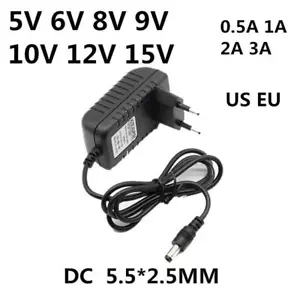 Ac 110-240v Dc 15v 0.5a 1a 2a 3a Universal Power Adapter Supply Cord Charger New - Picture 1 of 24