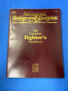 AD&D The Complete Fighters Handbook 1989 Advanced Dungeons & Dragons TSR 2110 - Picture 1 of 6