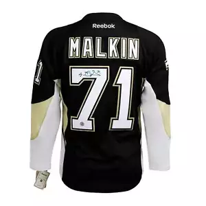 Evgeni Malkin Signed Pittsburgh Penguins Vintage Reebok Jersey - Picture 1 of 3