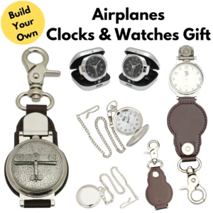 Airplanes Pocket Watches Fob Watches & Alarm Clocks - Picture 1 of 6