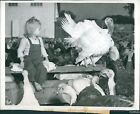 1947 Patsy Ann Biersack Bluetop Turkey Farm Elmhurst Il Animals 7X9 Press Photo