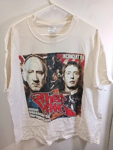 THE WHO Live In Concert '06 Classic Rock Fan Concert Souvenir T Shirt Size XL - Picture 1 of 5