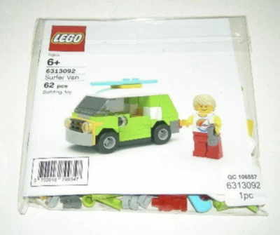 NOVO LEGO Surfer Van Exclusivo Promo 6313092 Conjunto de Brinquedos de Construção 62 peças 6+ - Imagem 1 de 4