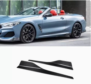Carbon Fiber Side Skirt Bodykit Spoiler Lip Trim For BMW 8 Series 20-22 AC-Style - Picture 1 of 10