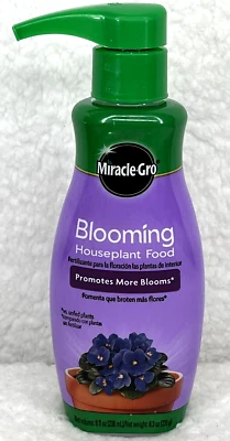 Alimento para plantas de interior Miracle-Gro promueve más floración para todas las plantas con flores 8 oz. Foto 1 de 4