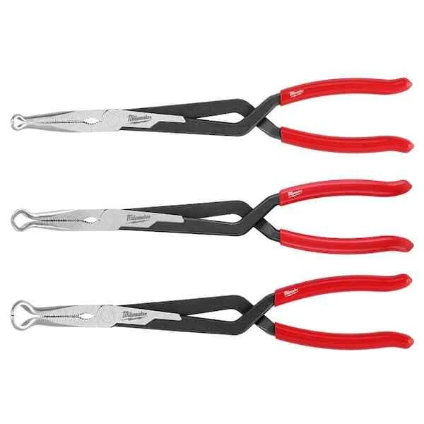 Milwaukee Tool 48-22-6563 3 Piece Long Reach Hose Grip Pliers Set Brand New! - Image 1 of 1