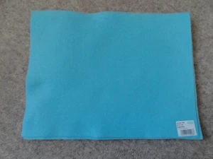 6 Felt Squares. Light Turquoise /Baby Blue. 230X300mm - Picture 1 of 2