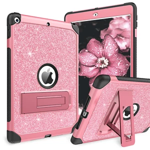 For iPad 9th 8th 7th Generation 10.2" Shockproof Hard Glitter Cover Stand Case - Picture 1 of 8