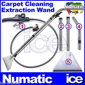 NUMATIC GEORGE VACUUM CLEANER CARPET CLEANING SHAMPOO FISHTAIL TRIGGER TUBE TOOL
