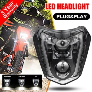 LED Headlight for KTM EXC / EXC-F EXCF 125 200 250 300 350 450 500 / 690 SMC R - Picture 1 of 22