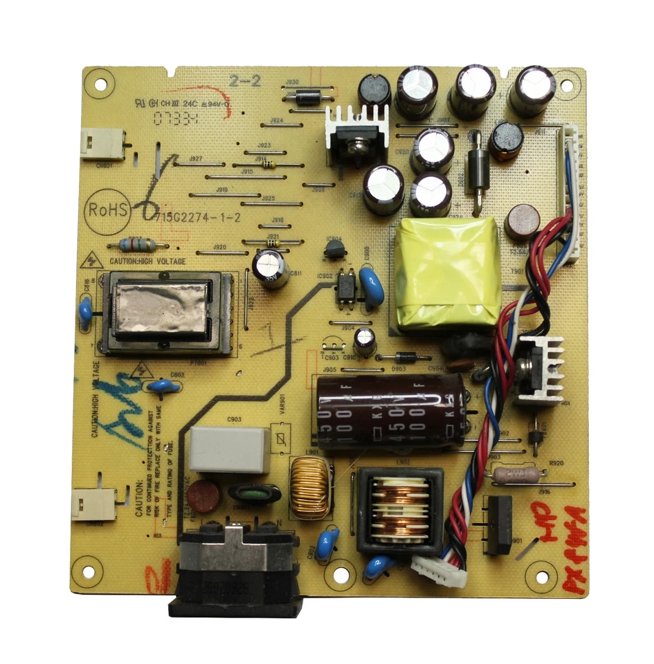 Power Supply Board 715G2274-1-2. For LCD Monitor HP L1506 PX848A L7A1689P0532 - Image 1 of 1