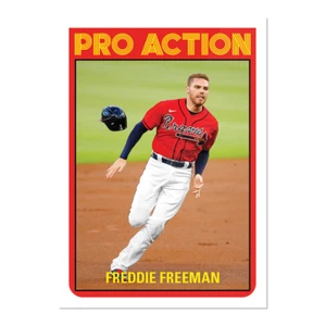 2021 Throw Back Thursdays Set 10, #28 Freddie Freeman - Free Shipping Always! - Picture 1 of 2