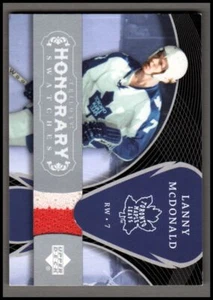 2007-08 Upper Deck Trilogy Honorary Swatches Lanny McDonald Jersey MAPLE LEAFS - Picture 1 of 2