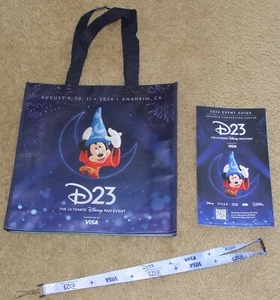 D23 EXPO 2024 EXKLUSIVE TASCHE, SCHLÜSSELBAND & KARTE - Bild 1 von 3