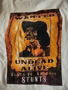 2006 Horror CHRONICLES STUNT TEAM Crew T-Shirt PROMO SIZE S HANES Zombie Movie - Picture 1 of 6
