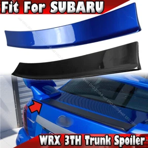 Lip Spoiler Under STI Trunk Spoiler Fit For Subaru Impreza WRX 3rd 08-14 Painted - Foto 1 di 5