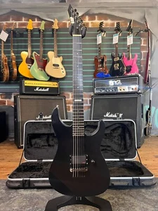 ESP Standard Series M-I NTB Satin Black 2008 Modified Electric Guitar - Picture 1 of 14
