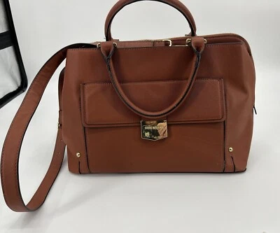 Steve Madden Marrón Grande Bolso Cartera Bolso de Hombro Usado en Excelente Condición Bandolera para Laptop Foto 1 de 4