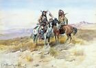 WESTERN ART POSTER On The Prowl - Charles M Russell NEW - PRINT IMAGE PHOTO -G10