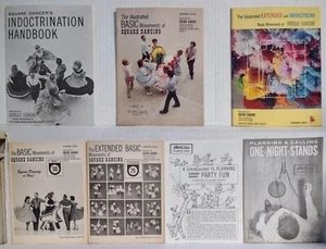 VTG 1970s Square Dancing Calling & Instruction Pamphlets Dance Sets In Order - Picture 1 of 1