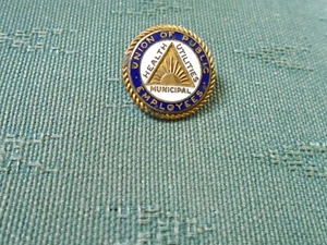 VINTAGE UNION OF PUBLIC EMPLOYEES TRADE UNION - ENAMEL PIN BADGE - FATTORINI - Picture 1 of 2