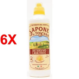 6 X Sapone Di Toscana FlÜssigwaschmittel FÜr Die Waschmaschine 40 WaschgÄnge - Bild 1 von 1