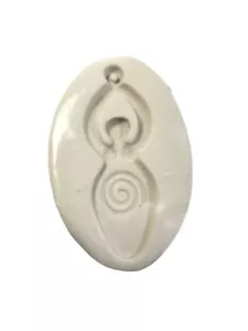 Mondgöttin Hart Polymer Ton Druckform 4 Anhänger 2" Zum Selbermachen Schmuck Heidnisch Wicca - Bild 1 von 8