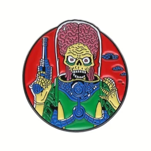 COMPRA 1 Y OBTÉN 1 GRATIS: Pin Mars Attacks - Solapa metálica Horror - Imagen 1 de 12