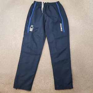 Nottingham Forest Mens Tracksuit Bottoms Large Blue Macron Pants Football - Picture 1 of 10
