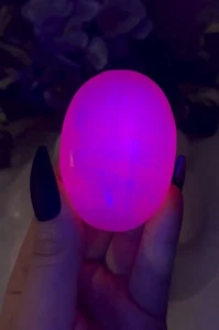 Rosa Mangano Calcit Palmenstein UV Reaktiv - Bild 1 von 6