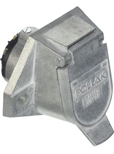 POLLAK (11-720 7-Way Connector with Round Pins - Picture 1 of 2