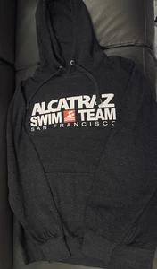 Alcatraz Swim Team Schwarz Hoodie Sweatshirt Gr. Medium TOP - Bild 1 von 4