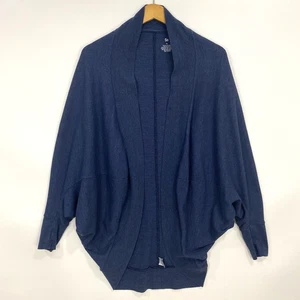 SO Damen Strickjacke vorne offen XS blau Dolmanärmel Strickpullover - Bild 1 von 9
