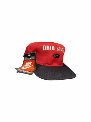 Boné ajustável vintage Nike Ohio Stage Buckeyes - Novo em folha com etiquetas - Novo com etiquetas vintage - Imagem 1 de 4
