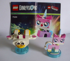 LEGO 71231 DIMENSIONS Fun Pack Unikitty Excellent Condition