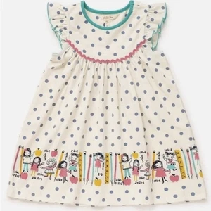 Matilda Jane Cool To Be Smart Dress Pencil Dress Top Cotton Kids Girls Size 6 - Picture 1 of 9