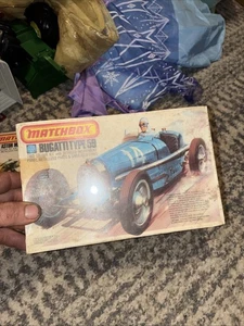 1975 Matchbox Bugatti Type 59  Model Kit, 1/32 Scale, SEALED BOX from Lesley - Picture 1 of 7