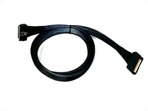 Cable delgado SAS 8i MCIO 74 pines a LP - 32 pulgadas - Imagen 1 de 4