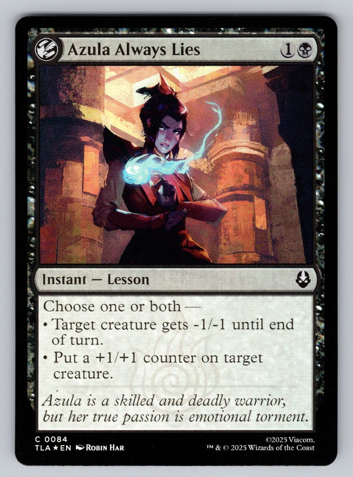Azula Always Lies FOIL - MTG Avatar: The Last Airbender TLA - Image 1 of 1