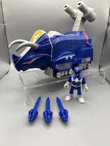 Imaginext Mighty Morphin Power Rangers Blue Ranger Triceratops Zord - Picture 1 of 1